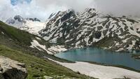 lac blanc vue sur le glacier lac blanc vue sur le glacier